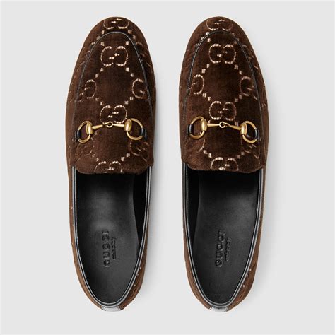 gucci jordaan women|Gucci jordaan velvet loafer.